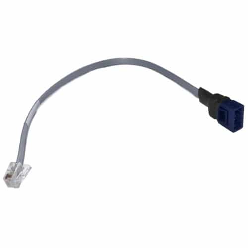 ONE NEW 4 PIN SOCKET CABLE ADAPTER RJ12 MALE PLUG.